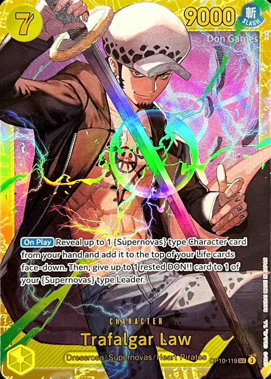 OP10-119 Trafalgar Law Character Card