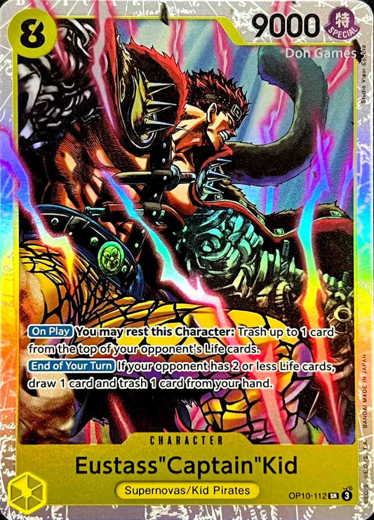OP10-112 Eustass "Captain" Kid Character Card