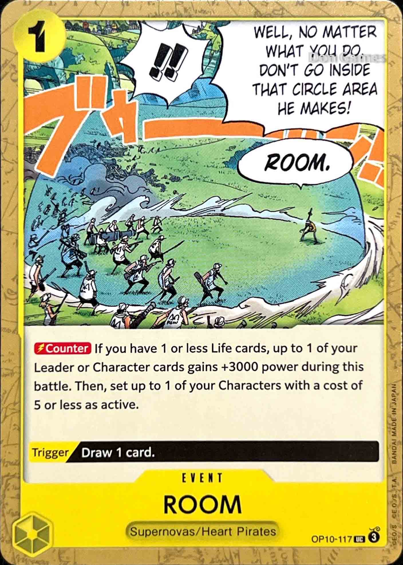 OP10-117 ROOM Event Card