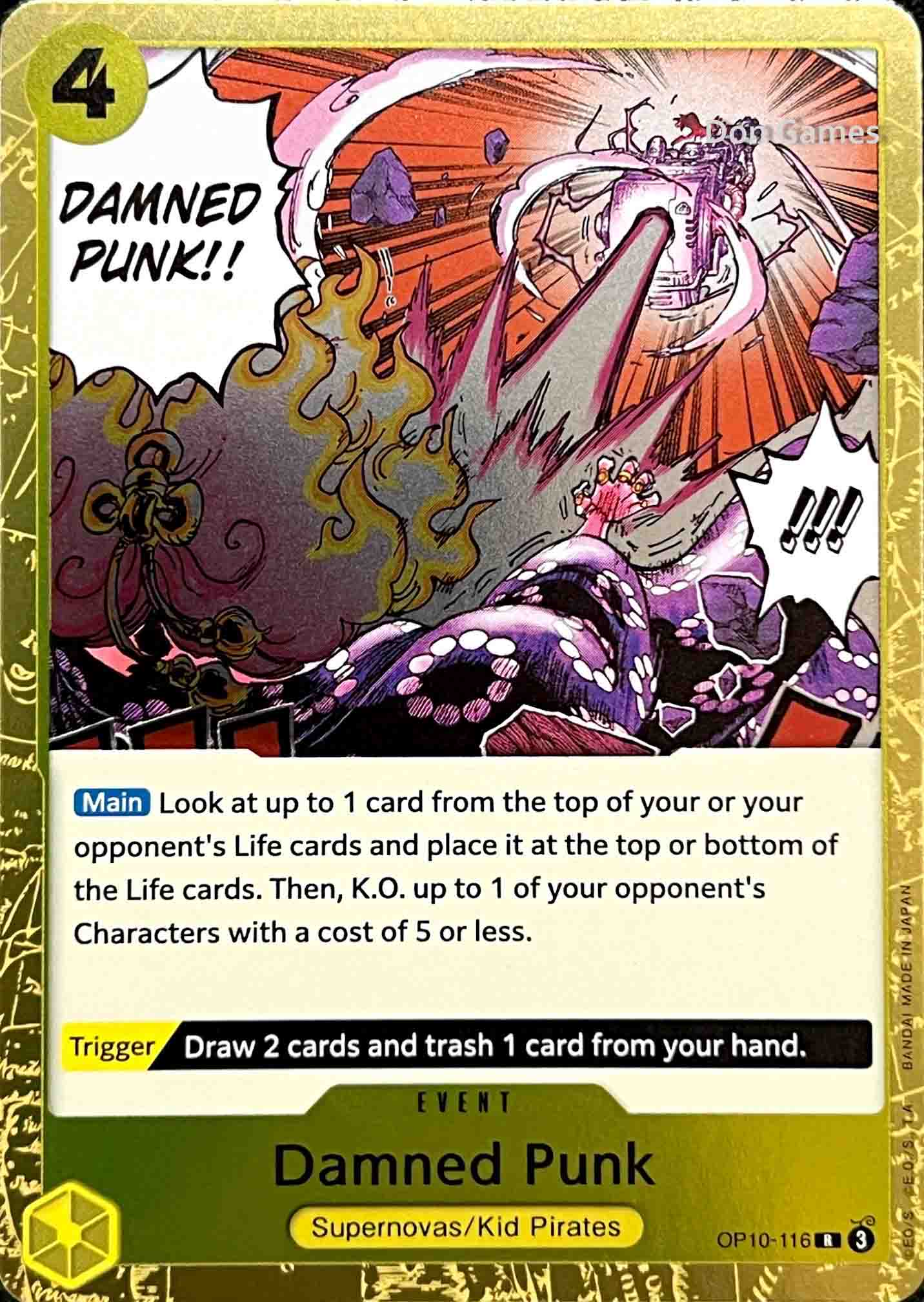 OP10-116 Damned Punk Event Card