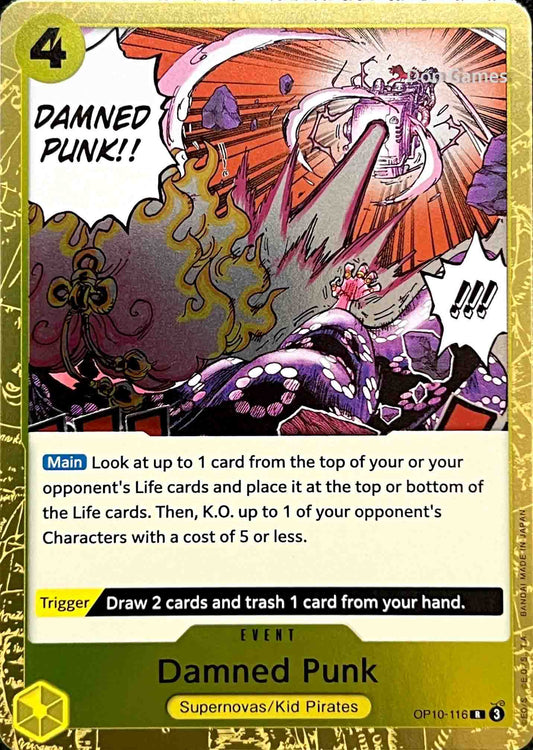 OP10-116 Damned Punk Event Card