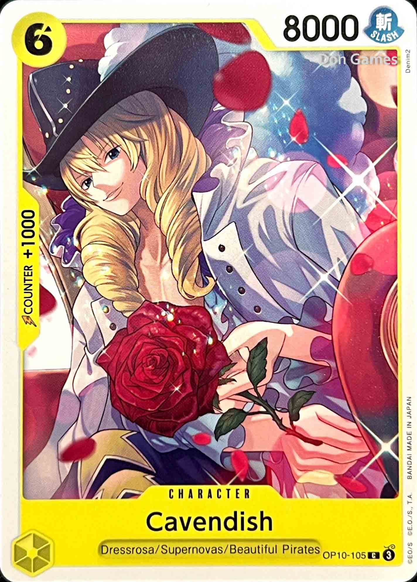 OP10-105 Cavendish Character Card