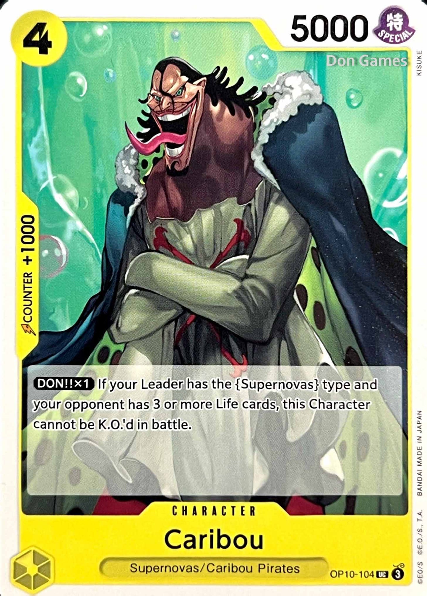 OP10-104 Caribou Character Card