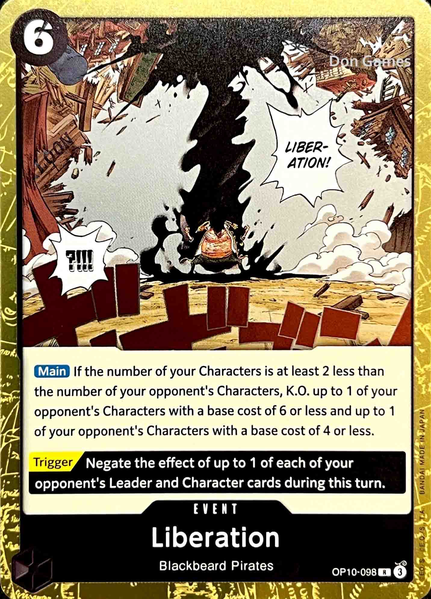 OP10-098 Liberation Event Card