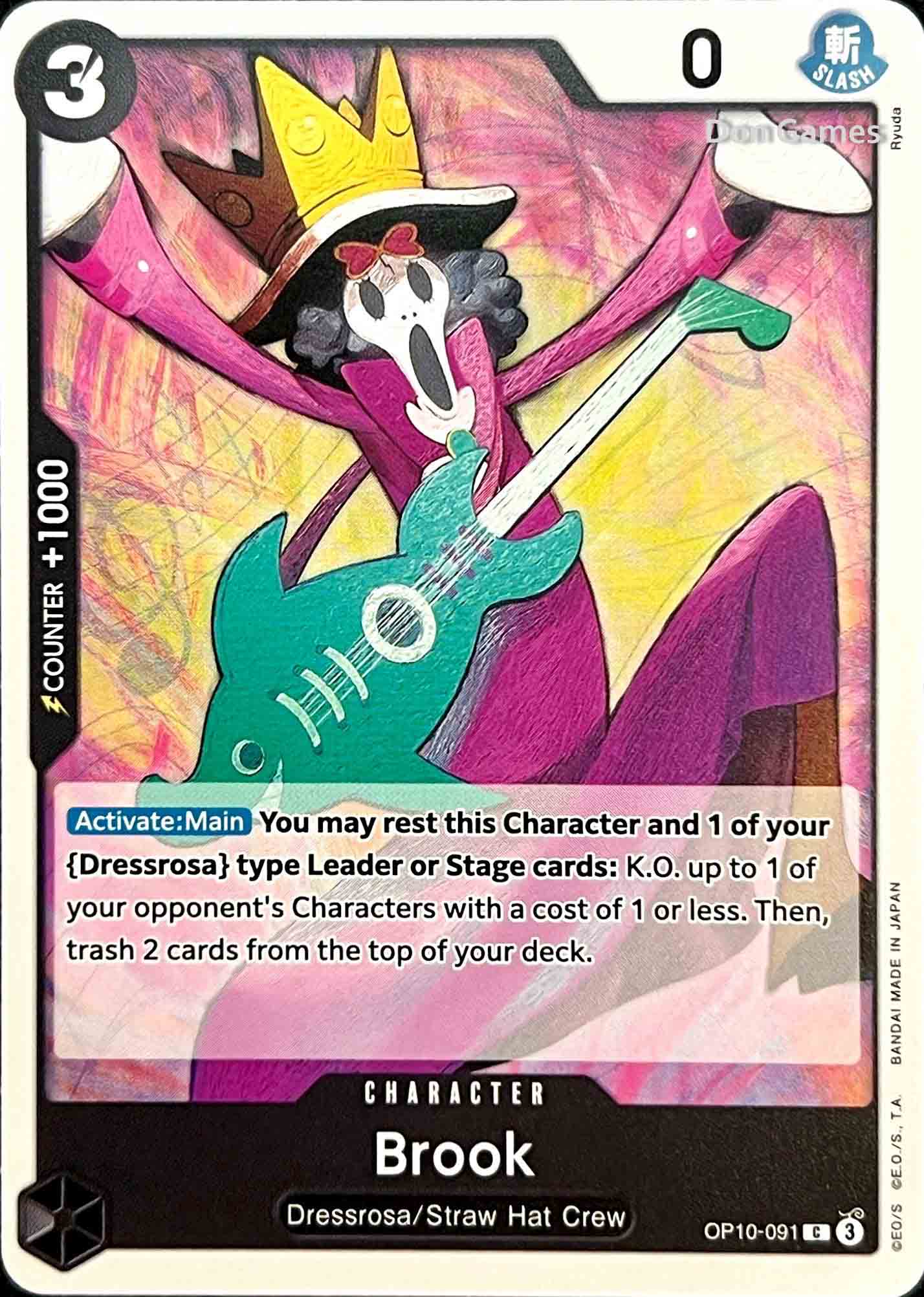 OP10-091 Brook Character Card