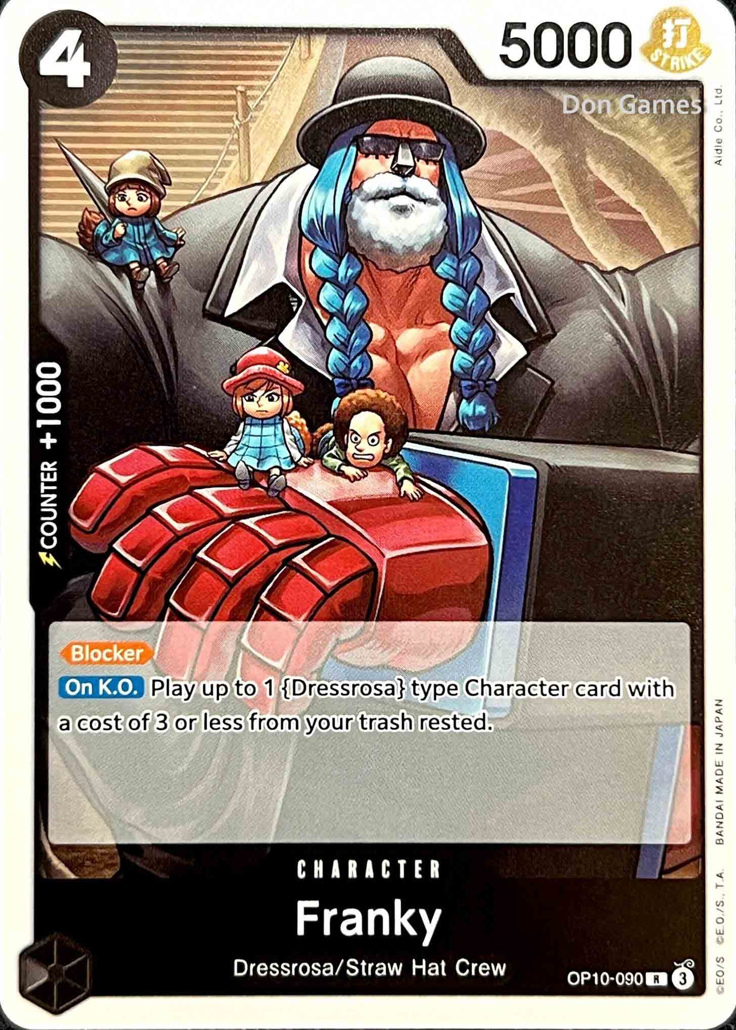OP10-090 Franky Character Card