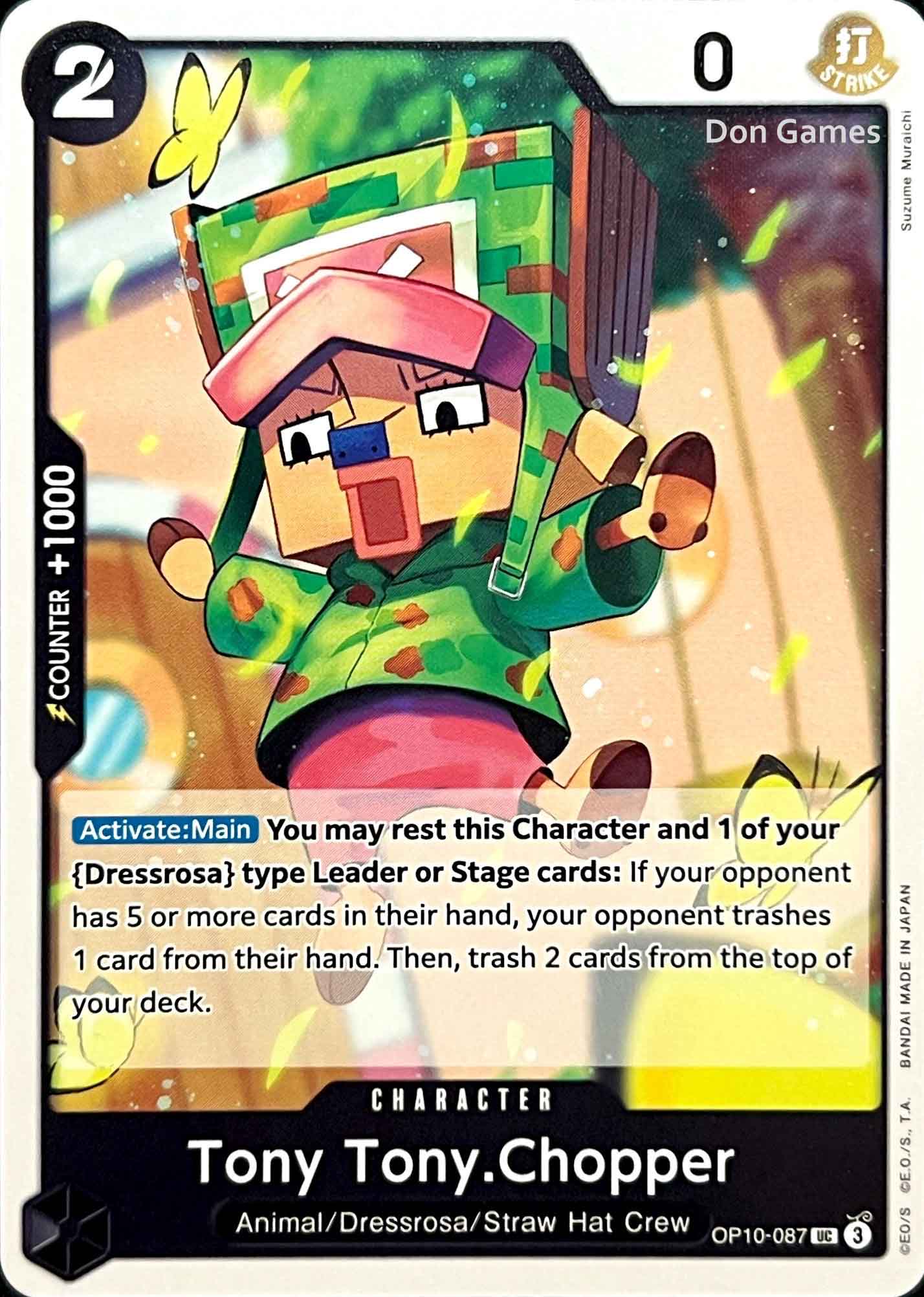 OP10-087 Tony Tony. Chopper Character Card