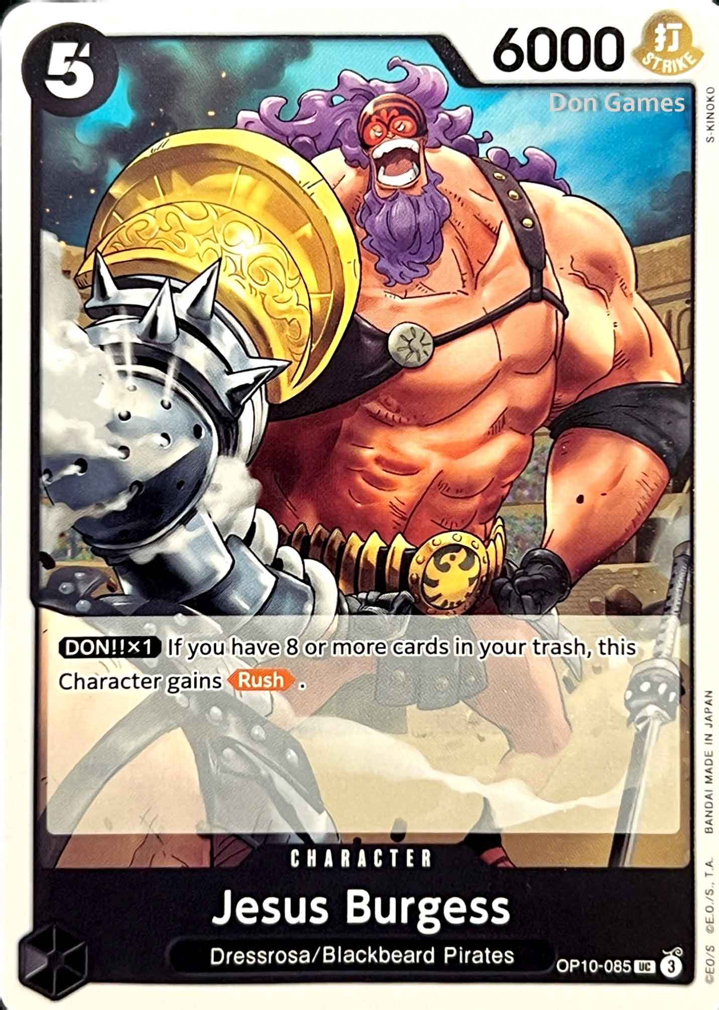 OP10-085 Jesus Burgess Character Card