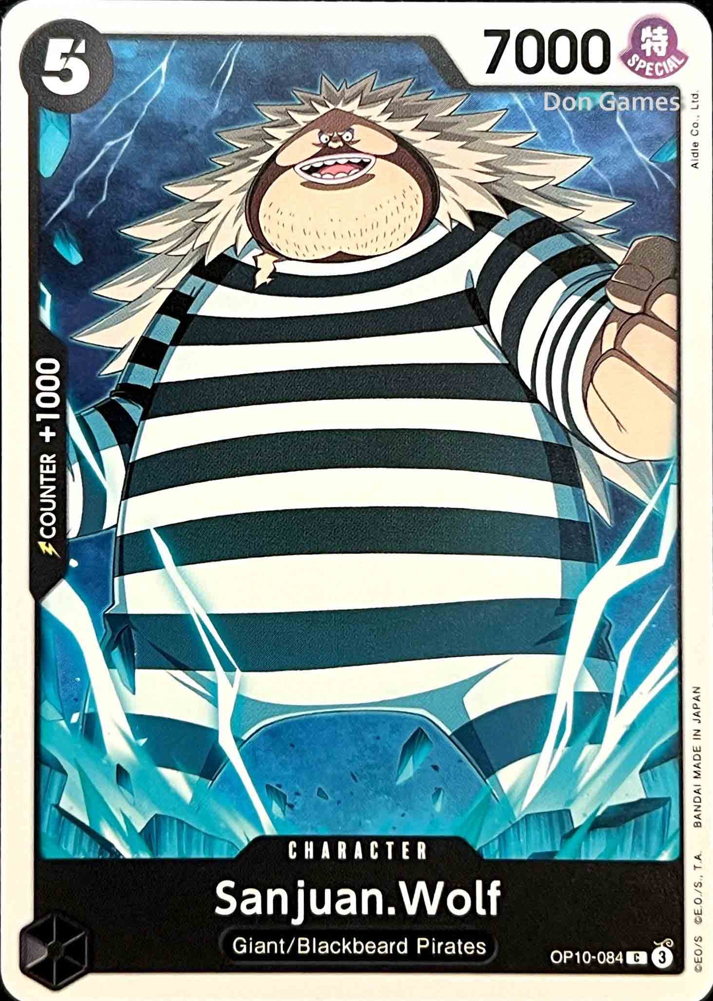 OP10-084 Sanjuan. Wolf Character Card
