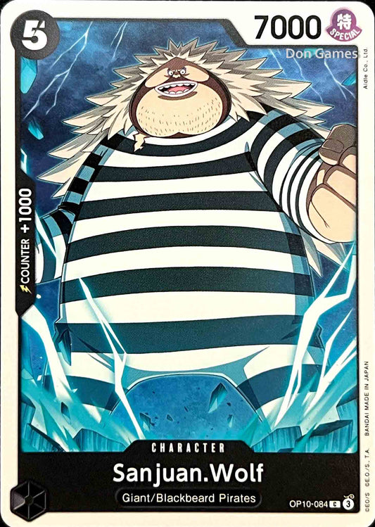 OP10-084 Sanjuan. Wolf Character Card