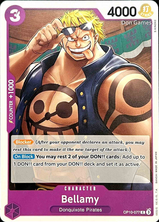 OP10-077 Bellamy Character Card
