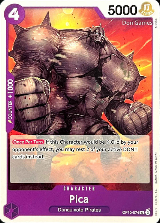 OP10-074 Pica Character Card