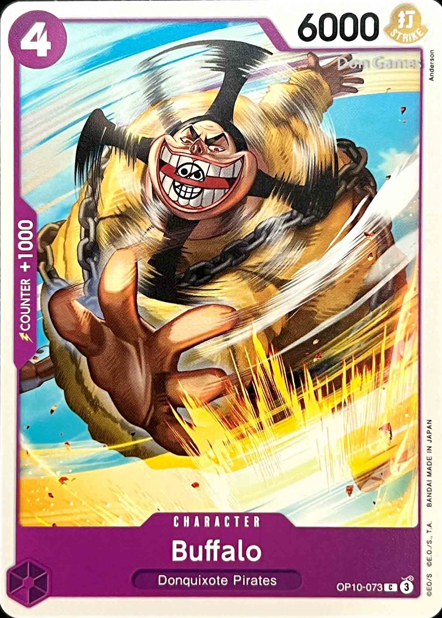 OP10-073 Buffalo Character Card