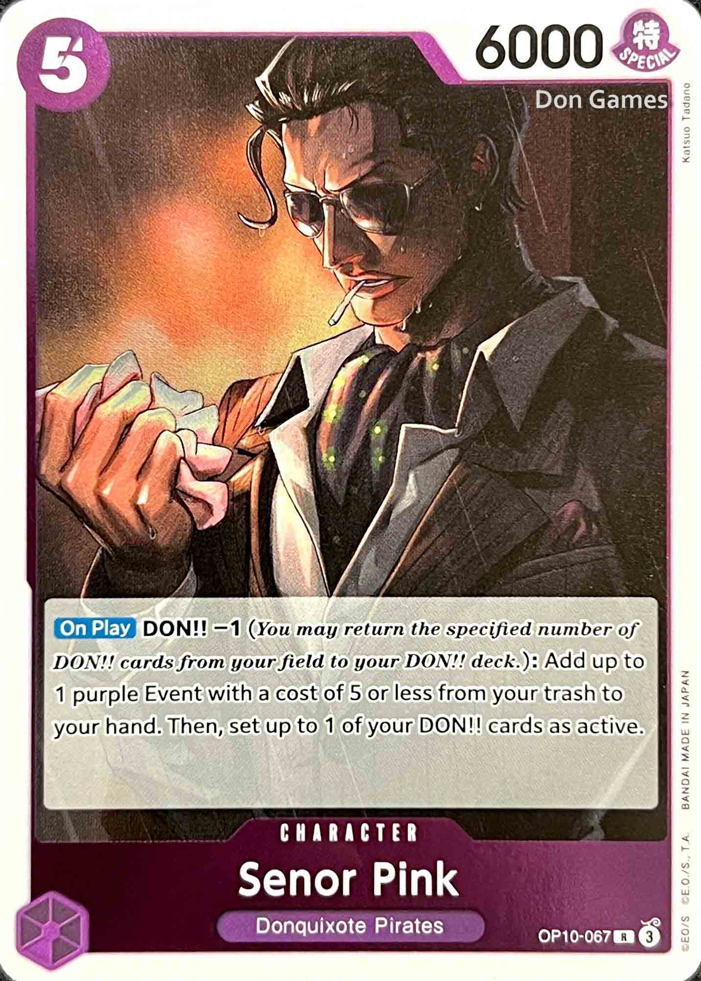 OP10-067 Senor Pink Character Card