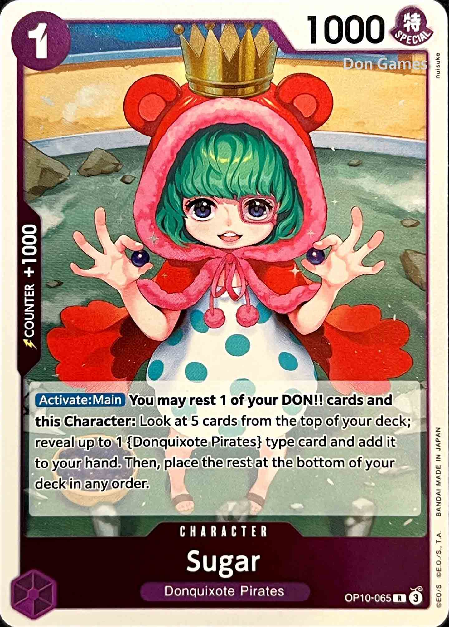 OP10-065 Sugar Character Card
