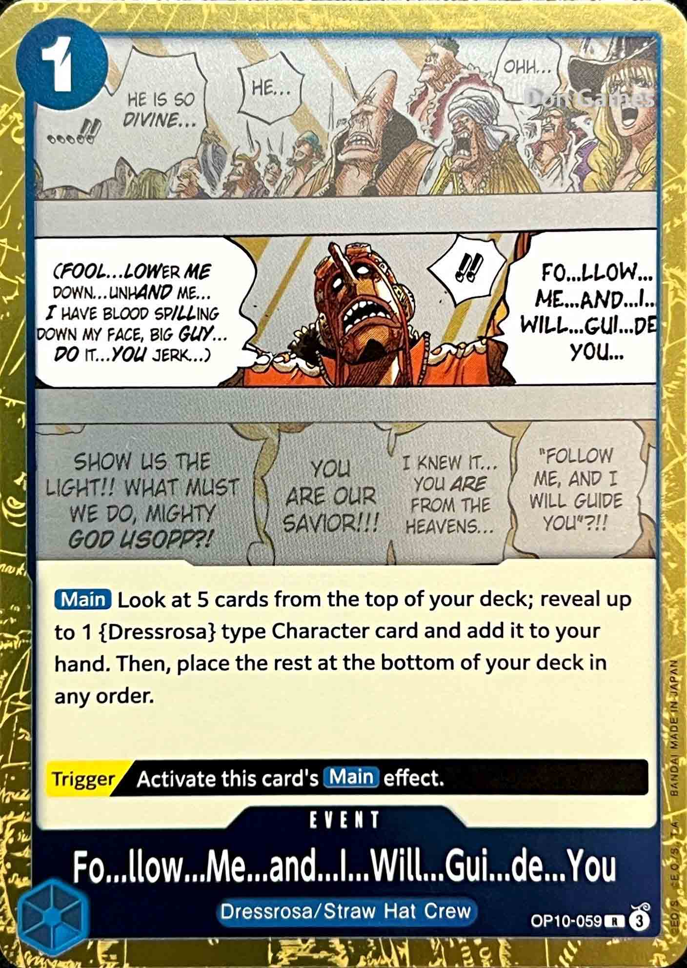 OP10-059 Fo... llow... Me... and... I... Will... Gui... de... You Event Card
