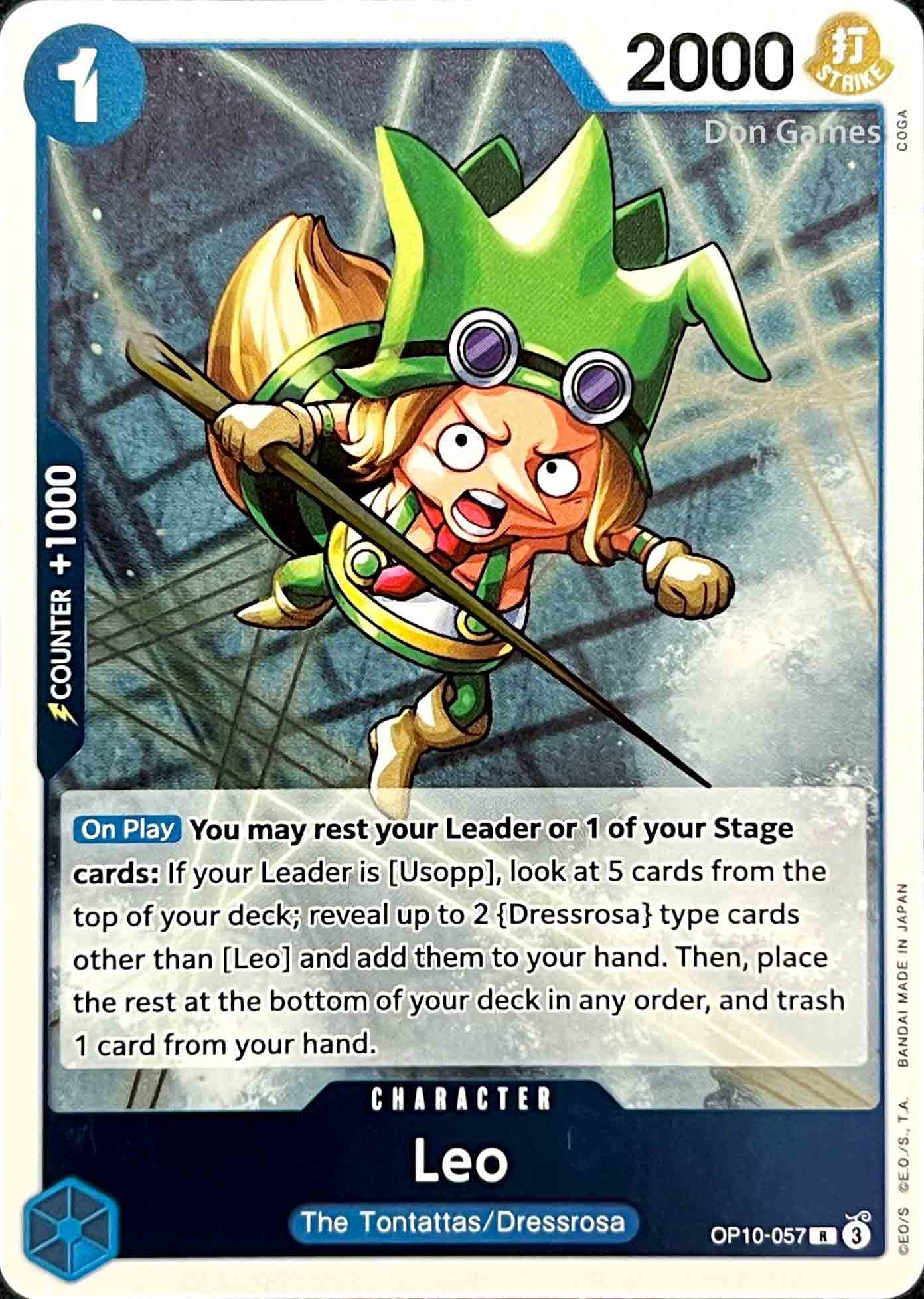 OP10-057 Leo Character Card