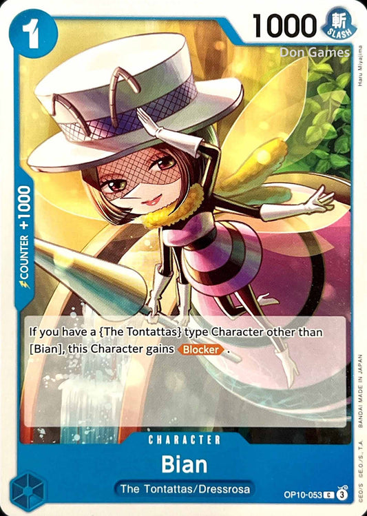OP10-053 Bian Character Card
