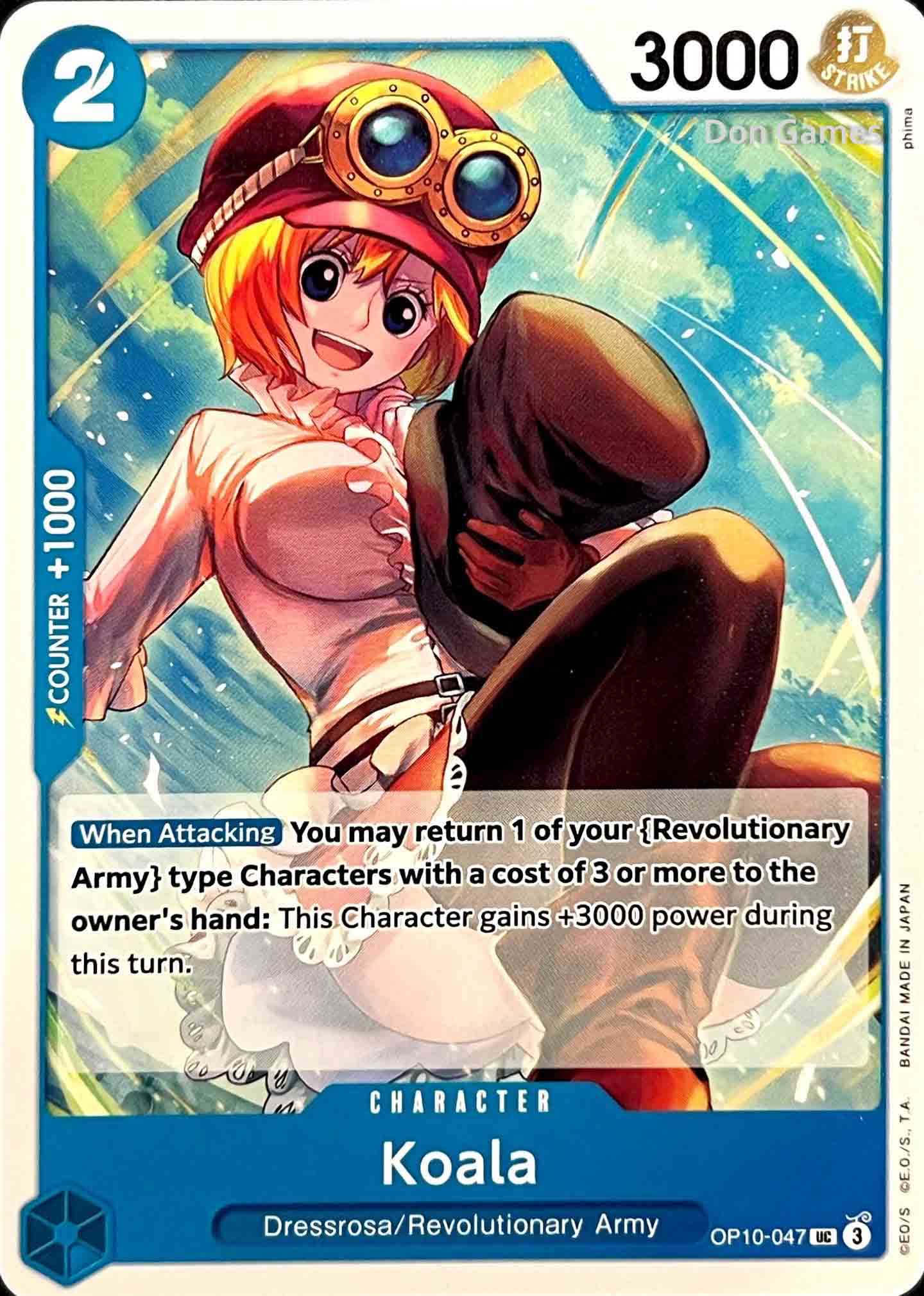 OP10-047 Koala Character Card