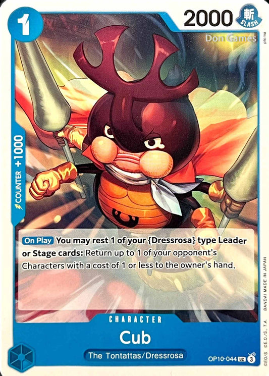 OP10-044 Cub Character Card