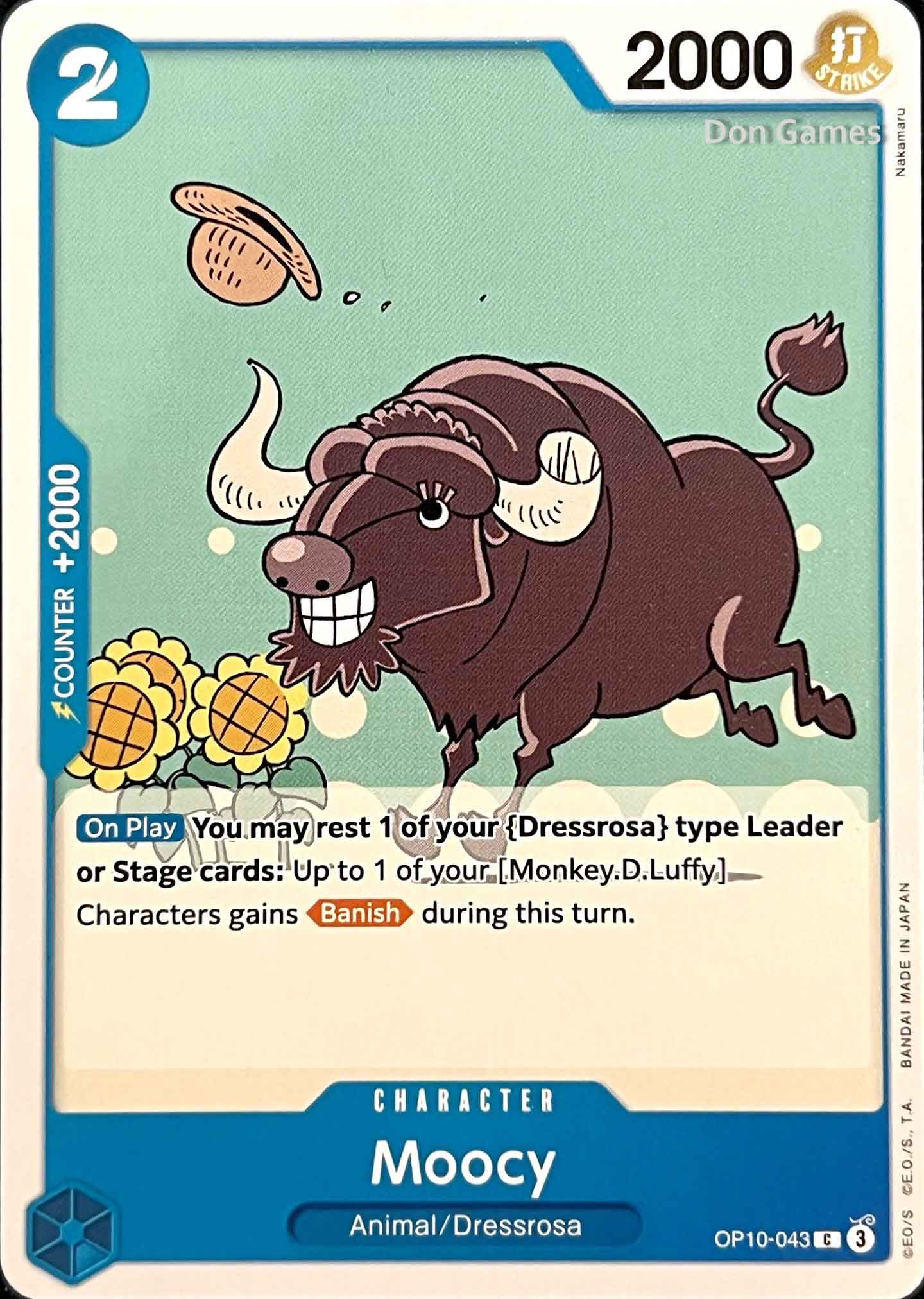 OP10-043 Moocy Character Card