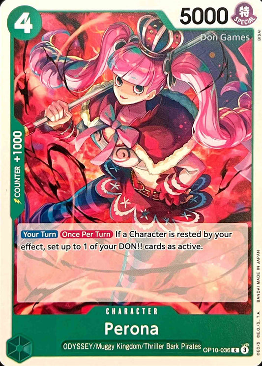 OP10-036 Perona Character Card