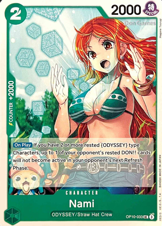 OP10-033 Nami Character Card