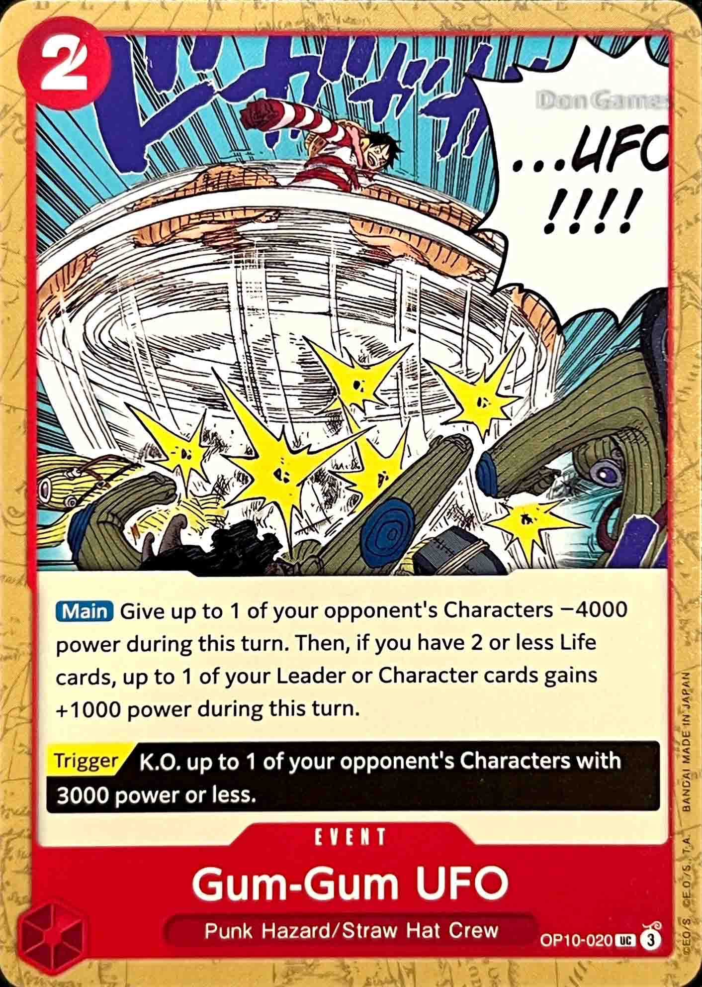 OP10-020 Gum-Gum UFO Event Card