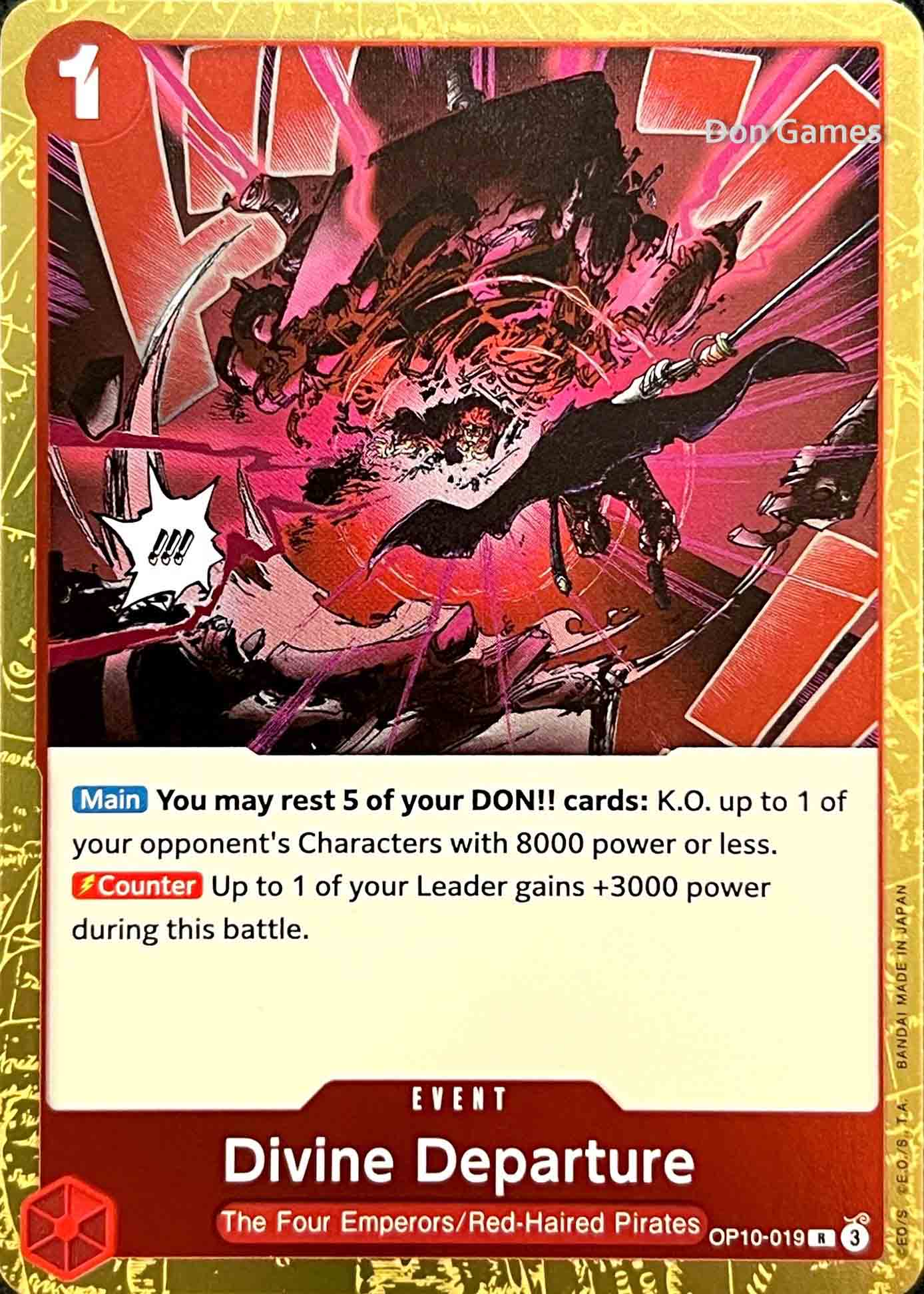OP10-019 Divine Departure Event Card