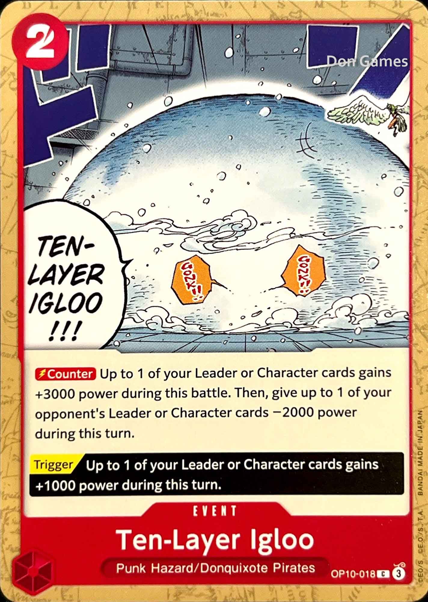 OP10-018 Ten-Layer Igloo Event Card