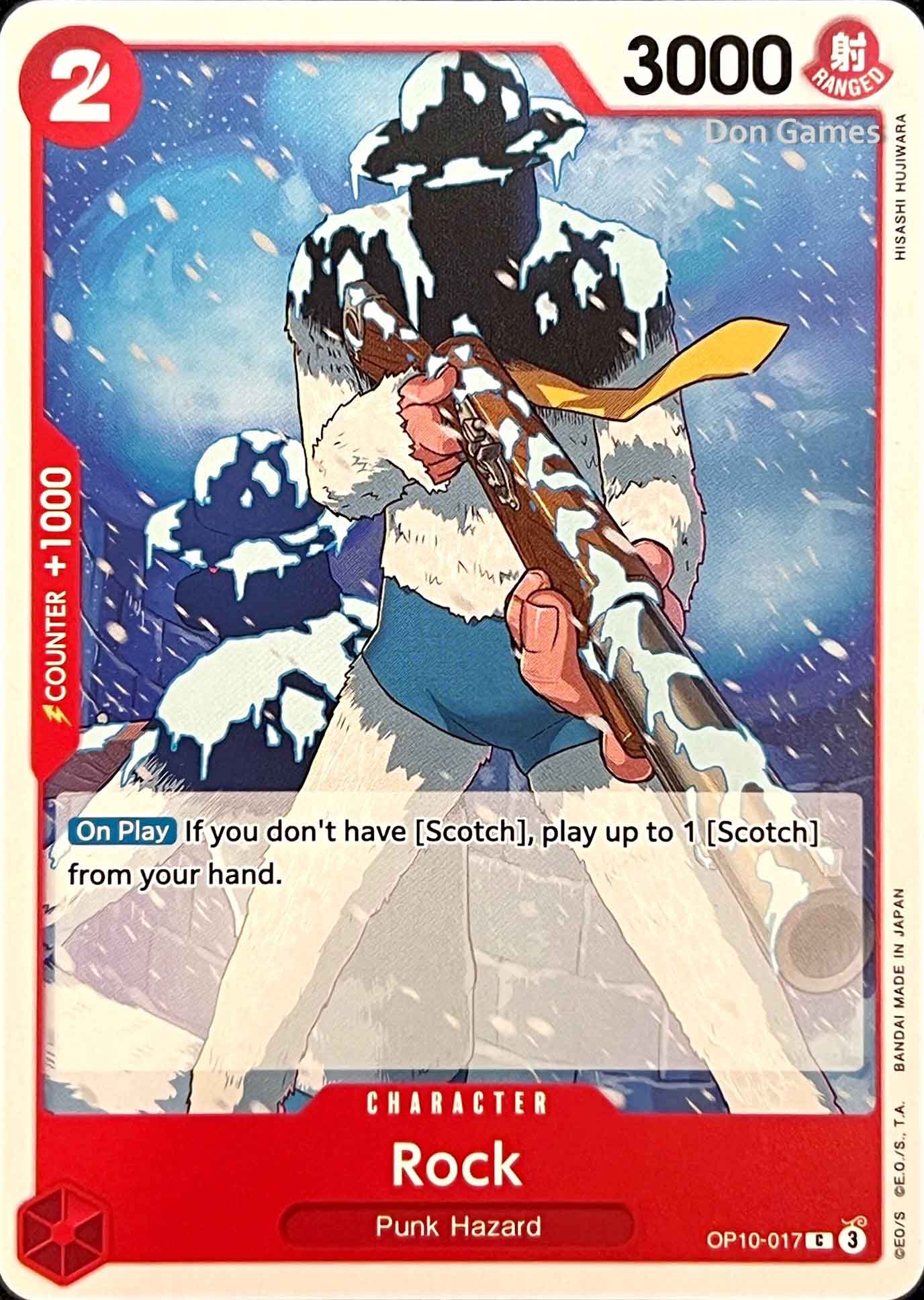 OP10-017 Rock Character Card
