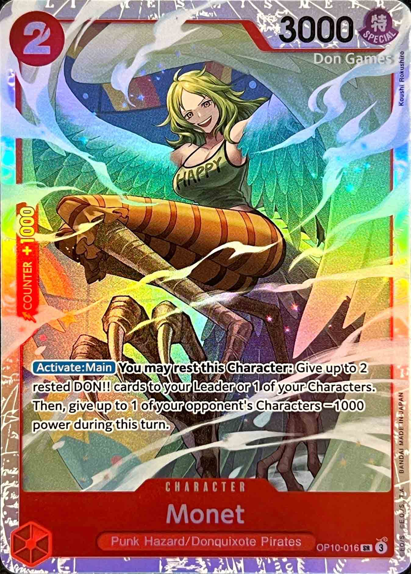 OP10-016 Monet Character Card