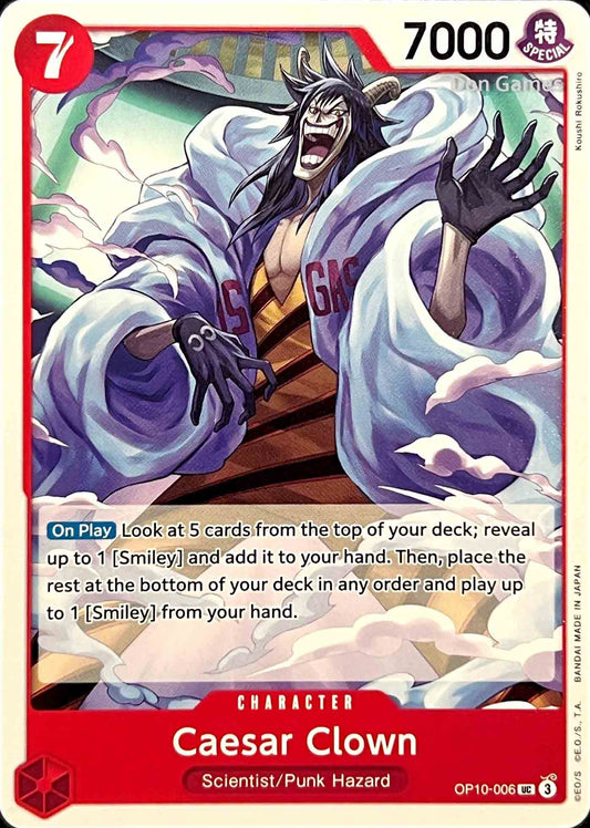 OP10-006 Caesar Clown Character Card