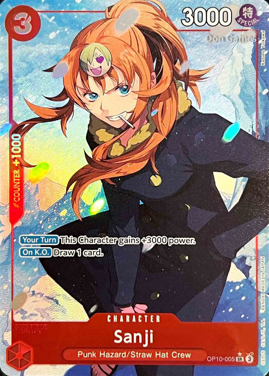 OP10-005 Sanji Character Card Alternate Art