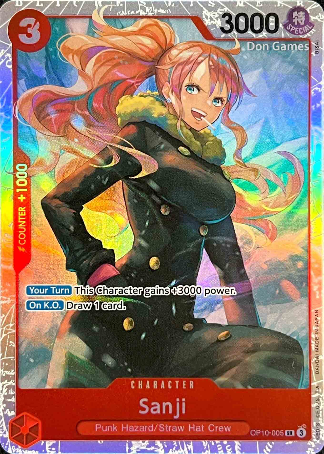 OP10-005 Sanji Character Card
