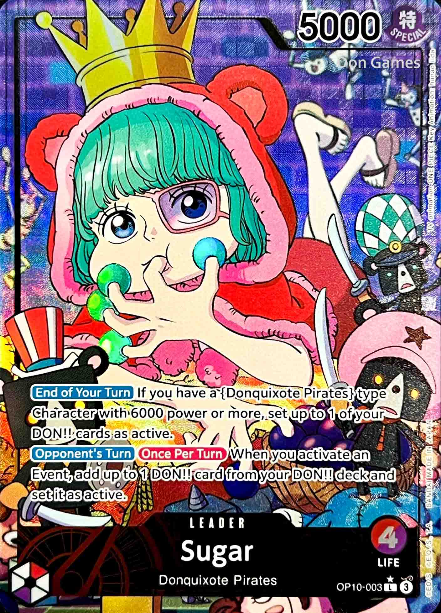 OP10-003 Sugar Leader Card Alternate Art