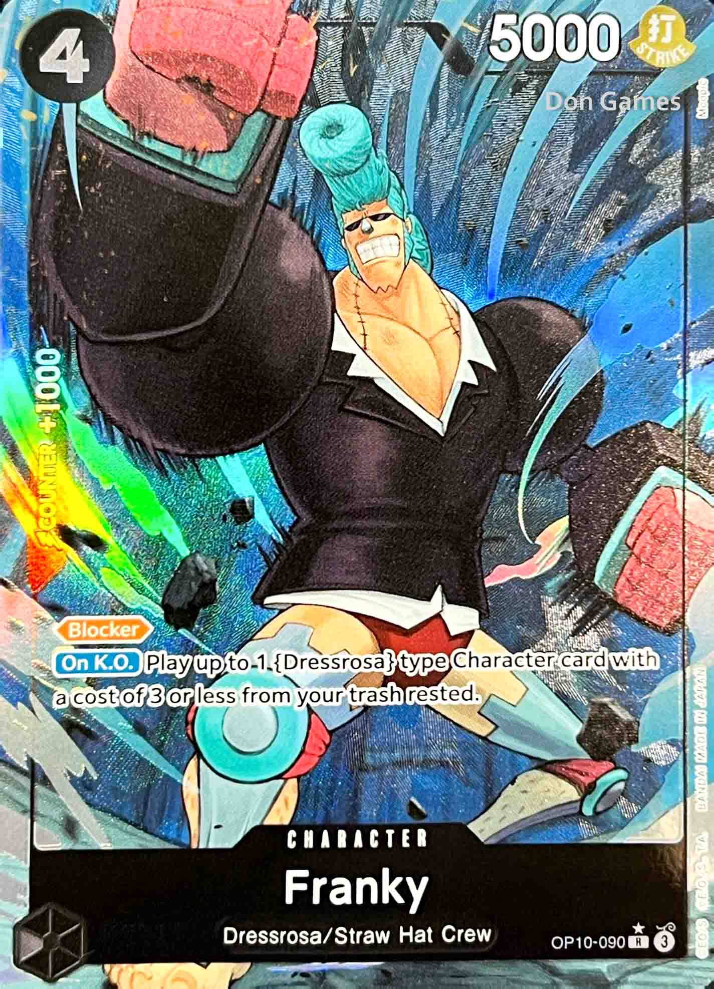 OP10-090 Franky Character Card Alternate Art