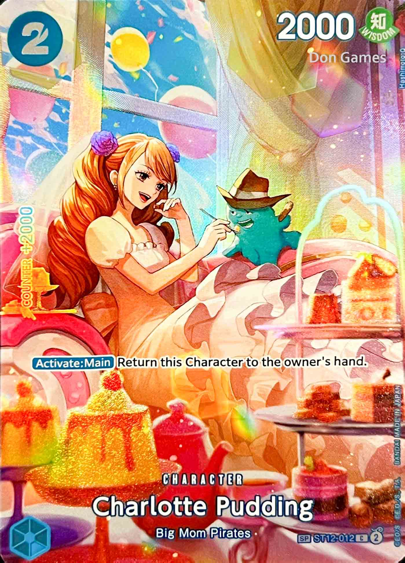 ST12-012 Charlotte Pudding Character Card Special Alternate Art