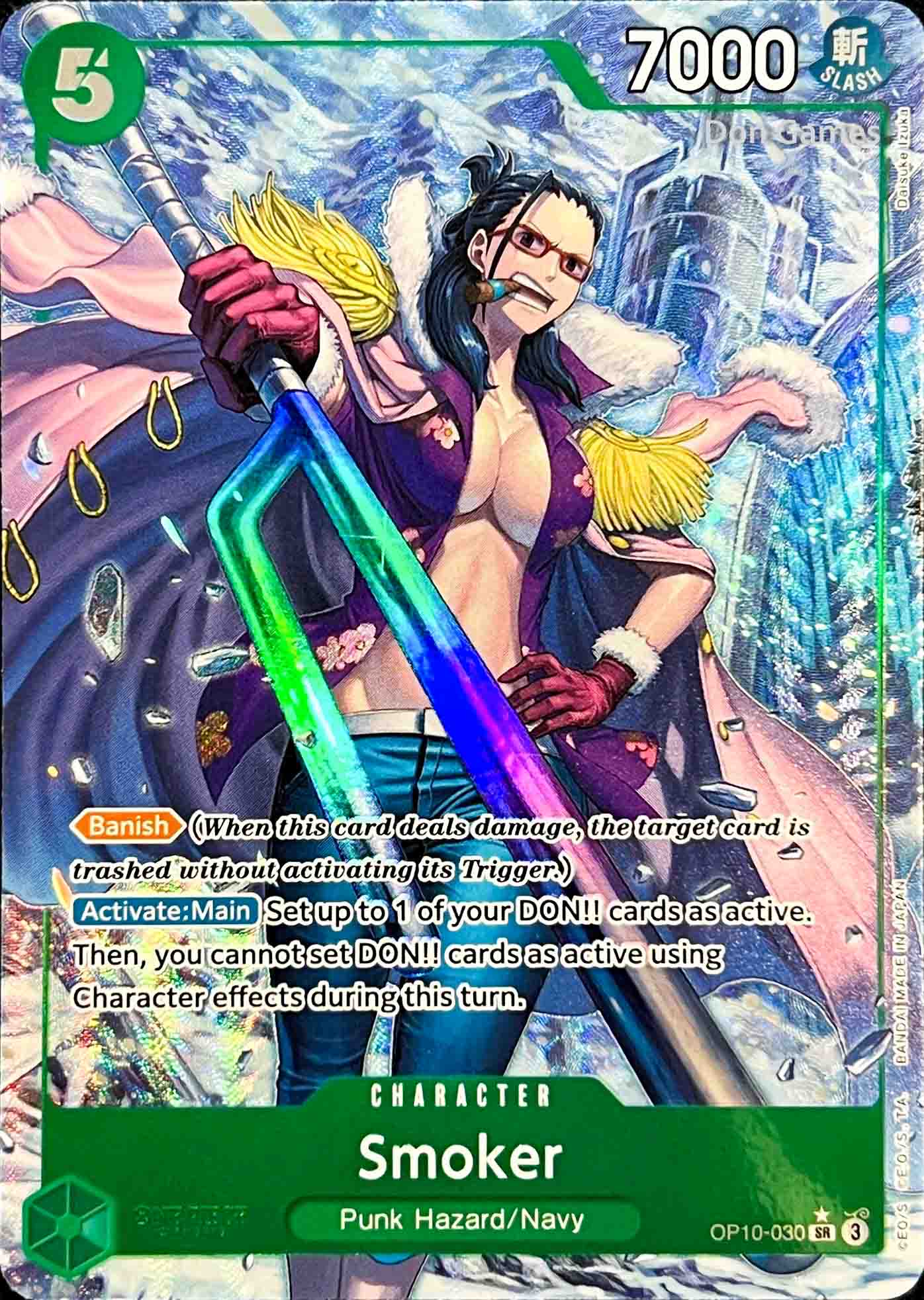OP10-030 Smoker Character Card Alternate Art