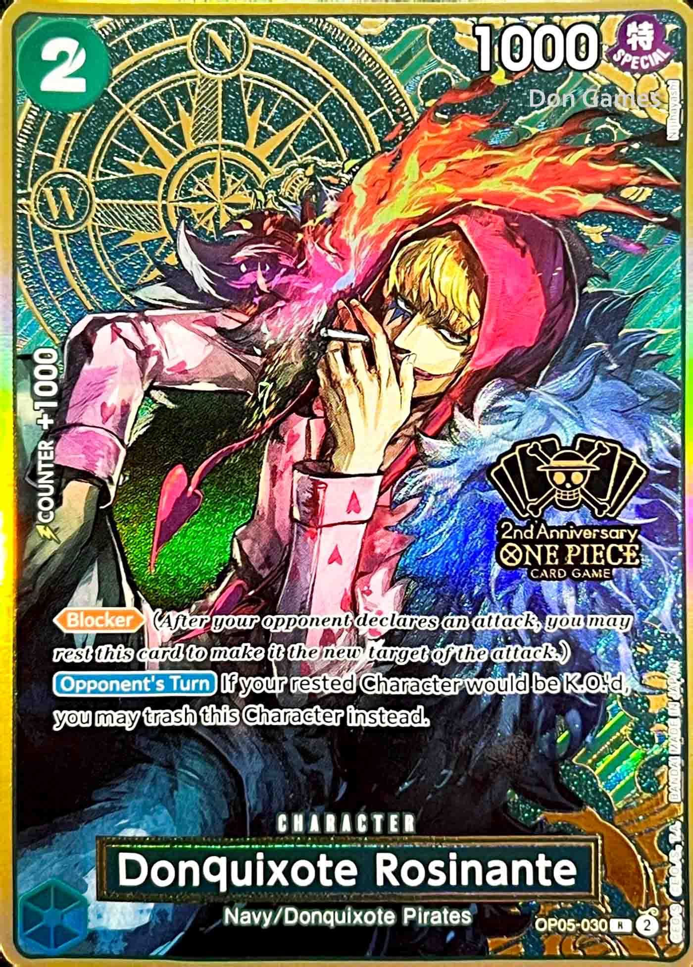 OP05-030 Donquixote Rosinante Character Card Alternate Art