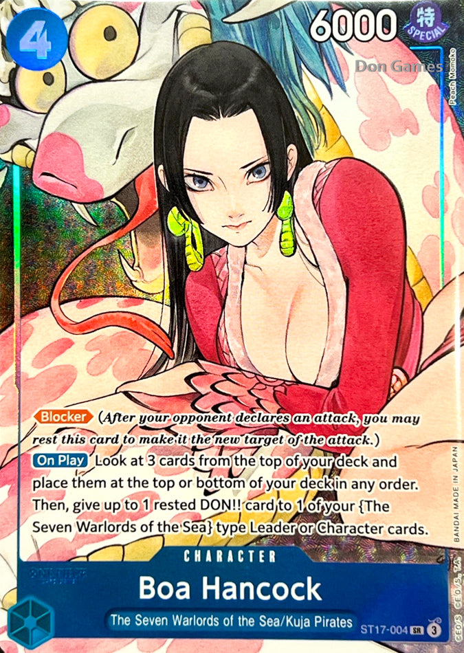 ST17-004 Boa Hancock Character Card Alternate Art Promo