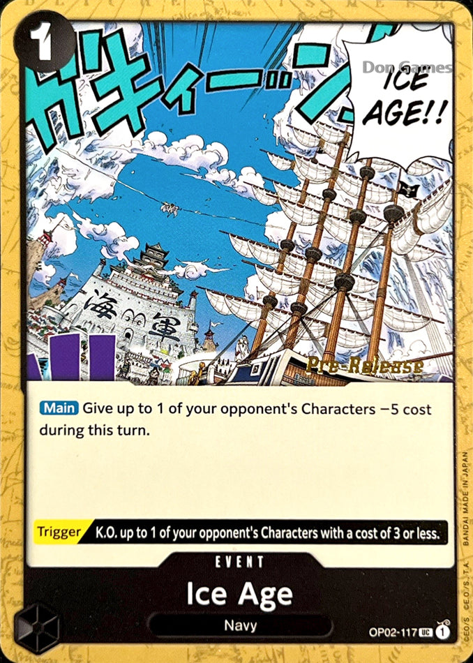 OP02-117 Ice Age Event Card Pre-Release