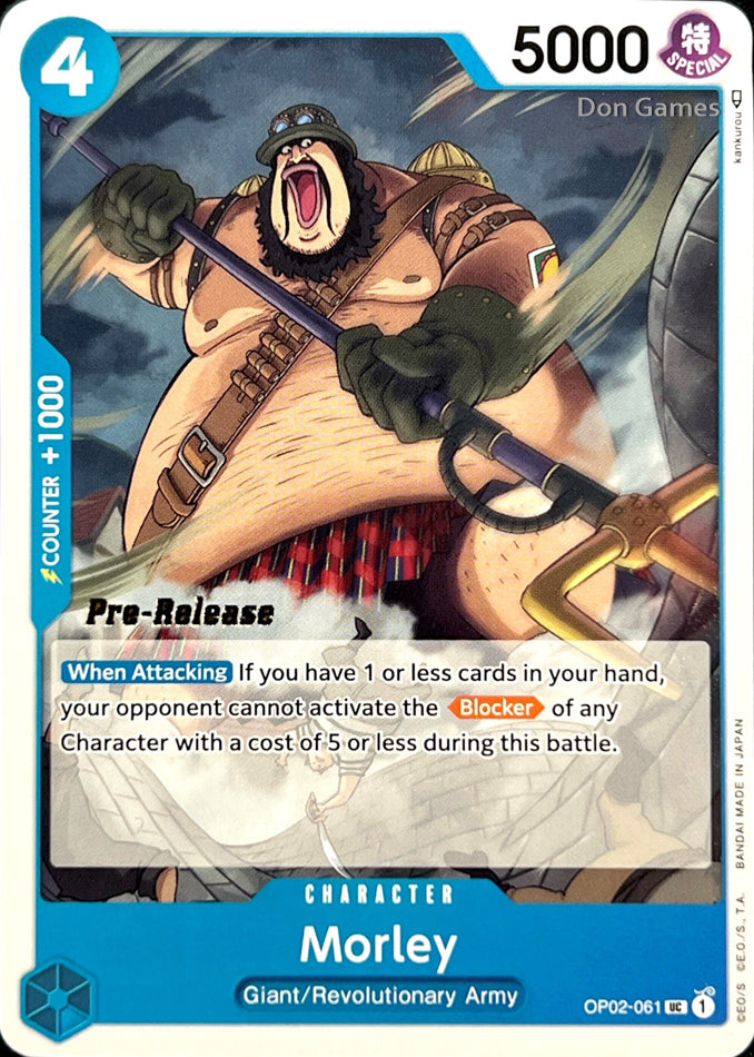 OP02-061 Morley Character Card Pre-Release