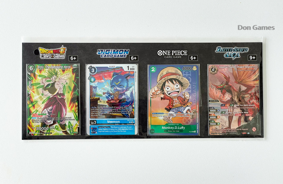 Gen Con 2023 / Pax / Anime Convention Promo BANDAI Promo Sheet (Digimon, One Piece, DBS & Battle Spirits)