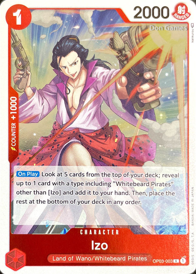 OP03-003 Izo Character Card Don Games OP03-003 Izo Character Card Don Games