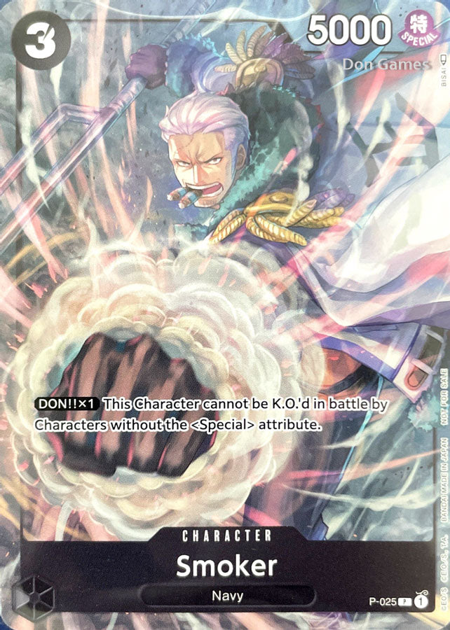 P-025 Smoker Character Card Promo