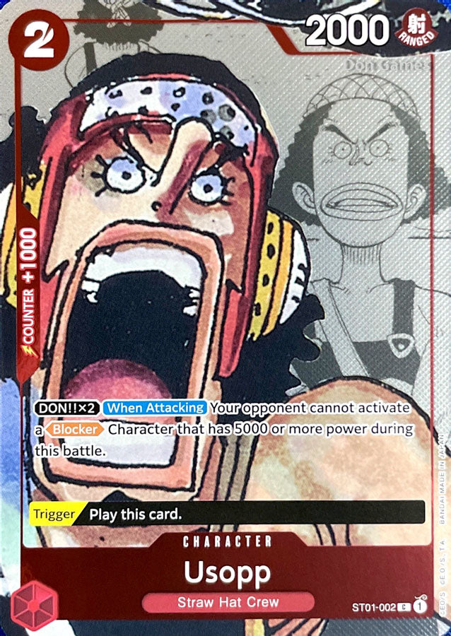 ST01-002 Usopp Character Card 25th ANNIVERSARY PREMIUM COLLECTION – Don Games