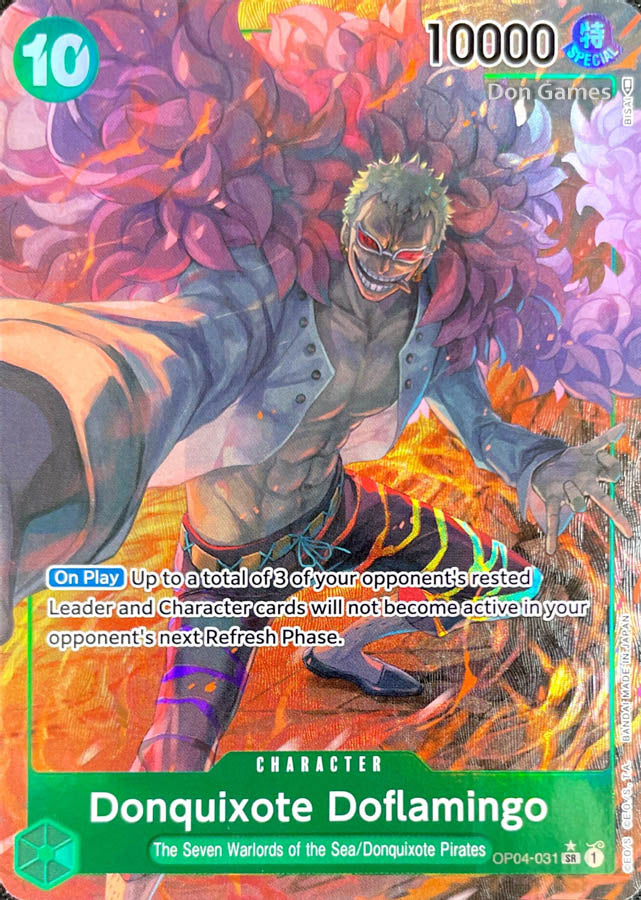 OP04-031 Donquixote Doflamingo Character Card Alternate Art