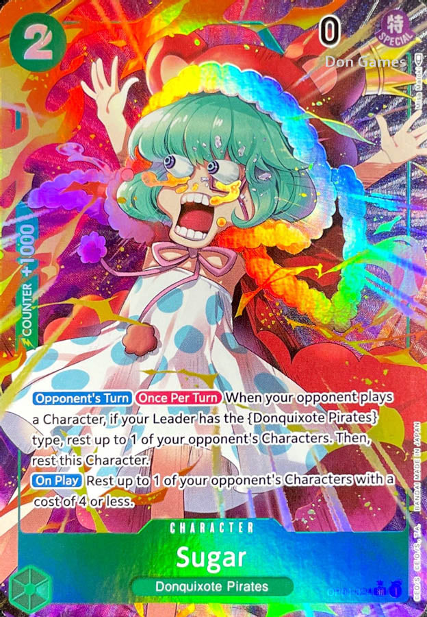 OP04-024 Sugar Character Card Alternate Art Don Games OP04-024 Sugar Character Card Alternate Art Don Games
