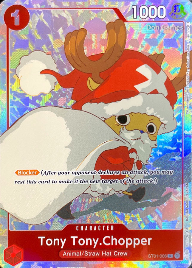 ST01-006 Tony Tony. Chopper Character Card Gift Collection Alternate Art